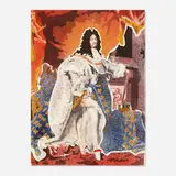 John Clem Clarke, Louis XIV (from the Six New York Artists portfolio), 1969, lithograph in colors