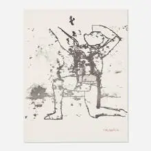 Stefan Martin, Untitled (from Portfolio of Reproductions, by artists in residence in N.J., issued by N.J. Volunteers for McCarthy,1968), 1968, lithograph