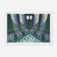 Robert Hoppe, Super Chief, 1989, lithograph in colors