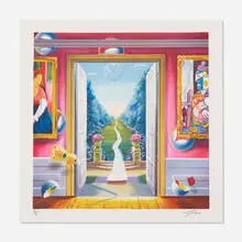 Ferjo, The Garden, 2000, lithograph in colors