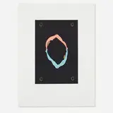 Erté, The Letter O (from the Alphabet suite), 1976-77, lithograph in colors on Arches