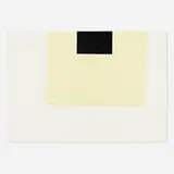 London Series II: Untitled (Yellow/Black) by Robert Motherwell, 1971, screenprint in colors on J.B. Green mould-made Double Elephant paper, sold Aug 2021