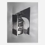 Louise Nevelson, The Wind's Bastinado, 1966, screenprint collage on silver paper