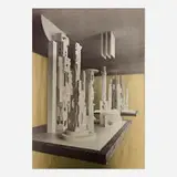 Louise Nevelson, Bicentennial Dawn, 1976, photolithograph and metallic ground on white wove paper