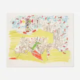 Roberto Sebastian Matta, Plate 1 (from the Fog, Gog, Magog series), 1971, lithograph in colors