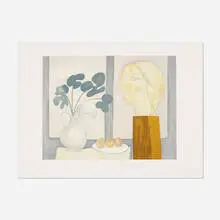 Nature Morte a la Fenêtre by Pablo Picasso, 1982, lithograph in colors on Arches, sold Aug 2021