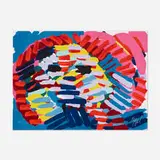 Once I Was the Sun by Karel Appel, 1978, lithograph in colors, sold Aug 2021