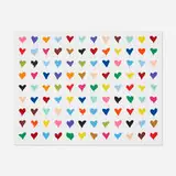 Thierry Guetta, Full of Hearts, 2021, screenprint in colors