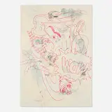 John Matos, WOW, 1990, lithograph in colors on Arches