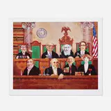 Charles Bragg, The Court Supreme, c. 1995, offset lithograph in colors