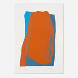 Larry Zox, Moro I, 1981, screenprint in colors
