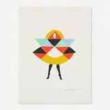 Carnaval, 1923 by Sonia Delaunay, 1994, lithograph in colors with embossing, sold Aug 2021