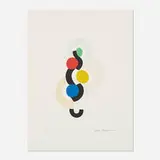 Danse, rythme sans fin, 1923 by Sonia Delaunay, 1994, lithograph in colors with embossing, sold Aug 2021