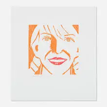 Jessica by Alex Katz, 1994, woodcut in colors on Hosho paper, sold Aug 2021
