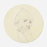 Ronald B. Kitaj, Untitled (from Self-Portrait in a Convex Mirror)