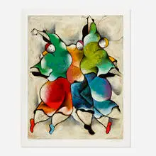 David Schluss, Three Graces, 1996, screenprint in colors