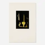 Raymundo Sesma, Untitled (from the Peregrino da Noite suite), 1988, etching and aquatint in colors