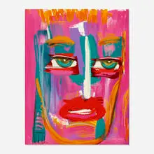 Donna Summer, Passion (Face to Face), c. 1985, lithograph in colors