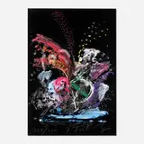 Jean Tinguely, Fontaine Jo Siffert (from Eight by Eight to Celebrate the Temporary Contemporary), 1984, screenprint in colors