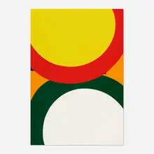 Al Held, Untitled, 1968, screenprint in colors