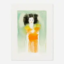 Donna Summer, Madame D., 1989, lithograph in colors