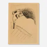Marc Chagall, Couple in Bed (from La Maternité Suite), 1926, etching