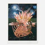 Welcome to the Water Planet by James Rosenquist, 1988, offset lithograph in colors, sold Aug 2021