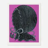 William Copley, Baby Bonnet, 1978, screenprint in colors on Somerset