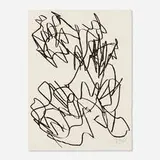 Joan Miró, Untitled (from Le Miroir de l'Homme Par les Bêtes suite), 1972, etching and aquatint in colors