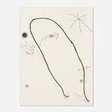 Joan Miró, Untitled (from Le Miroir de l'Homme Par les Bêtes suite), 1972, etching and aquatint in colors