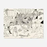 Red Grooms, An E.A.T Expedition (from The New York Collection for Stockholm portfolio)