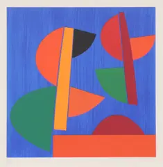 Untitled by Terry Frost, Terry Frost (1915-2003) Abstract composition lithograph in colours, sold Nov 2021