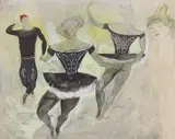 Leonard Rosoman, Untitled, watercolour and gouache 45 x 29.5cm .