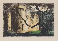 Untitled by John Piper, John Piper CH (1903-1992) Clytha Castle (Levinson 257) lithograph in colours, sold Nov 2021