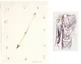 Jonathan Borofsky, 2824113, 1983; 2829924, 1983 (2), ink and pencil on paper