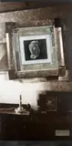 Irwin, Moskva: Interier (2 parts), gelatin silver print and Plexiglas mounted to painted panel with acrylic on panel on mirror with gesso frame and books
