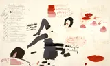 Tom Wesselmann, Paint Study for Great American Nude #82, gouache, ink and liquitex on paper