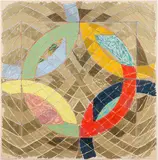 Frank Stella, Polar Coordinates, 1980, gouache, tempera, pen, acrylic, glitter and monotype on paper