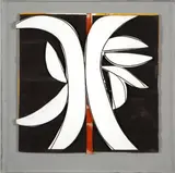 Judith Rothschild, Rubrum VI, 1980, acrylic, ink and paper collage on foam core board