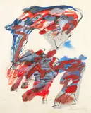 Jean Lucebert, Untitled, 1993, acrylic and pastel on paper