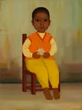 Gustavo Montoya, Niño con cochinito