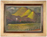 Ángel Botello, Untitled (Haitian landscape)