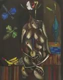 José Mijares, Woman with bird and vase