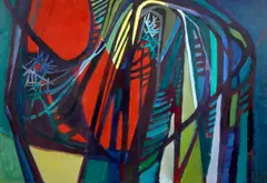 Roberto Burle Marx, Untitled, 1967, oil on canvas