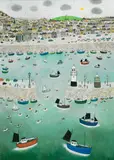 Joan Gillchrest, St. Ives Harbour, oil on board