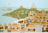 Bryan Pearce, The Island from Godrevy Terrace