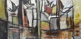 April Landscape - St. Ives by Tony O'Malley, oil on board, offered Nov 2009