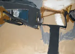 Trevor Bell, Seaside, oil on canvas