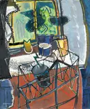 Patrick Heron, The Jardinière, oil on canvas