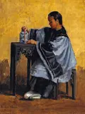Theodore Wores, A Chinese beauty pouring tea